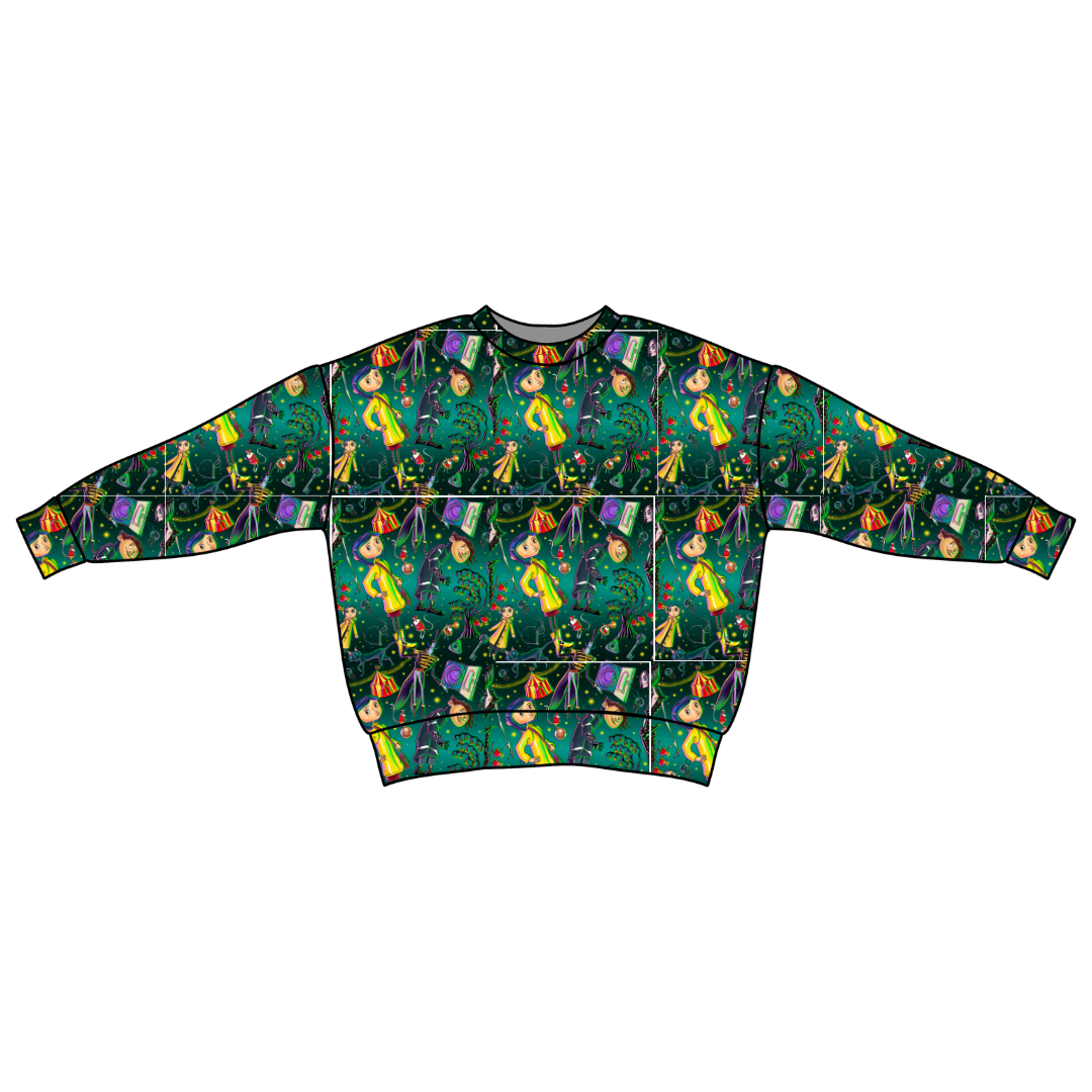 Button Eyes Zayn Oversized Pullover - PRE ORDER