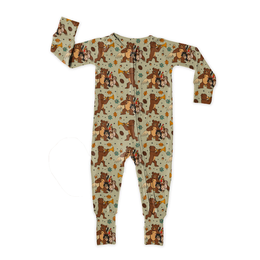 Woodland Melody Dreamland Long Sleeve Sleeper Bamboo - PRE ORDER