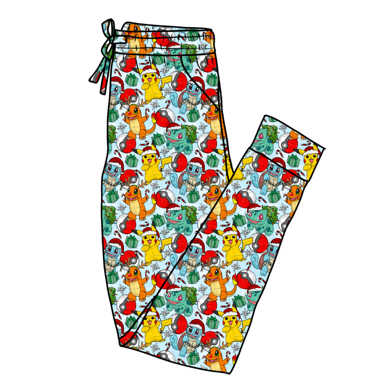 Gotta Catch Christmas Daze Adult Joggers - Knit - Pre Order - Christmas Special