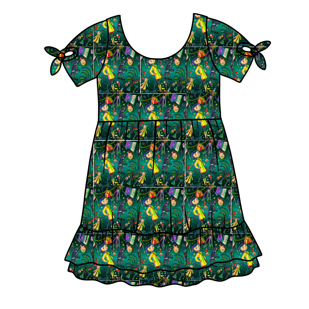 Button Eyes - Serenity Short Sleeve Lounge Dress - PRE ORDER