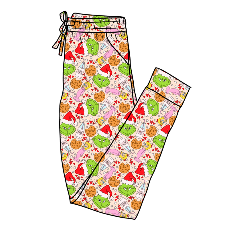 Heart of Whoo Ville Daze Adult Joggers - Knit - Pre Order - Christmas Special