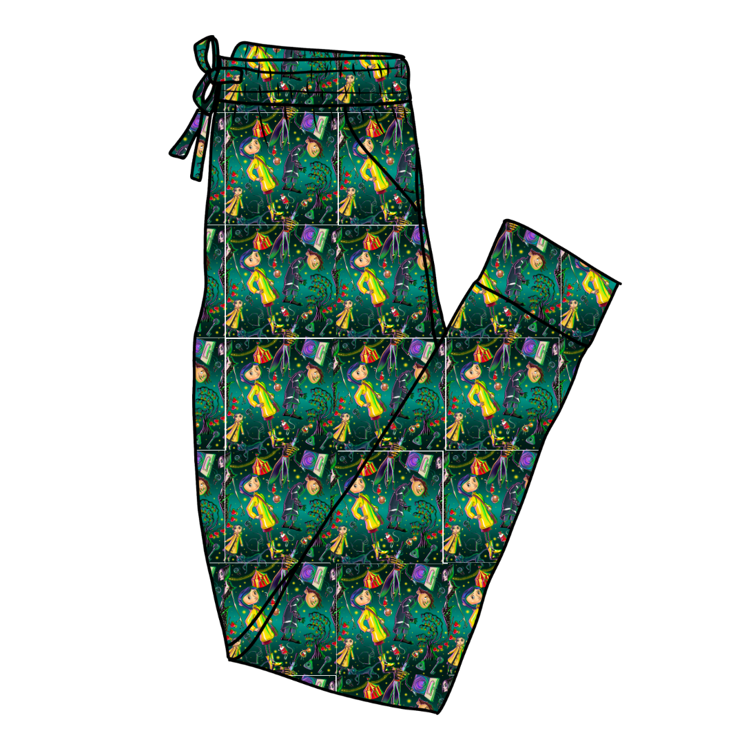 Button Eyes Daze Adult Bamboo Joggers - Pre Order