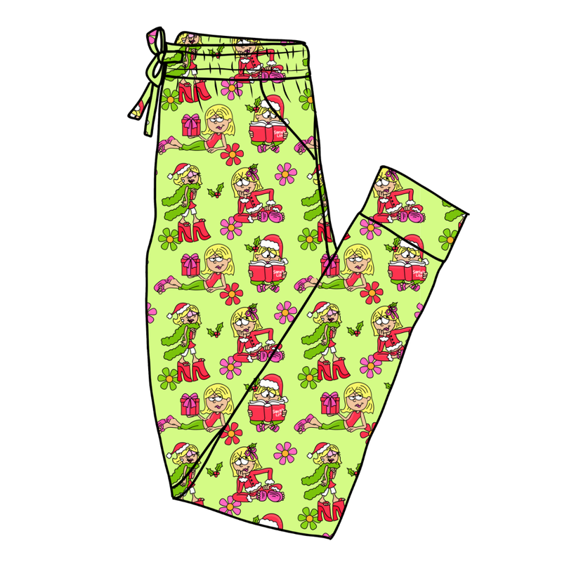 Merry Girl Era Daze Adult Joggers - Bamboo - Pre Order - Christmas Special