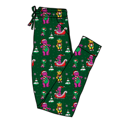 Dino Days of Christmas Daze Adult Joggers - Bamboo - Pre Order - Christmas Special