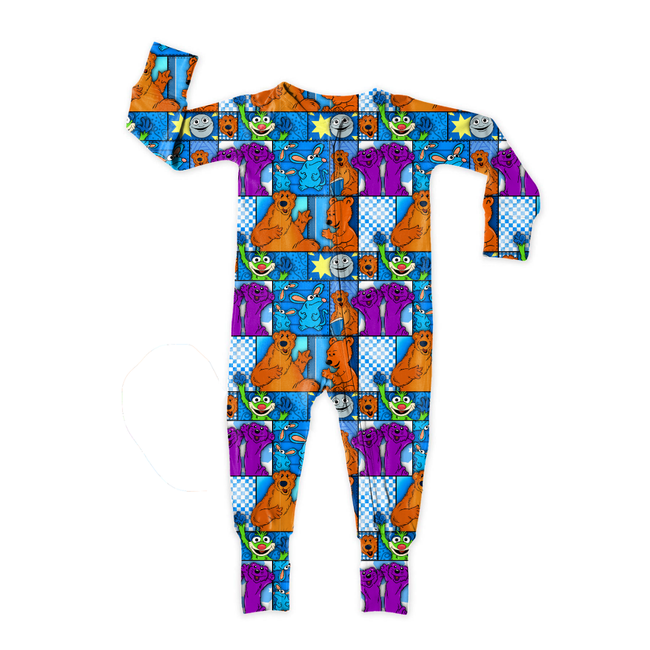House of Blue Dreamland Long Sleeve Sleeper Bamboo - PRE ORDER