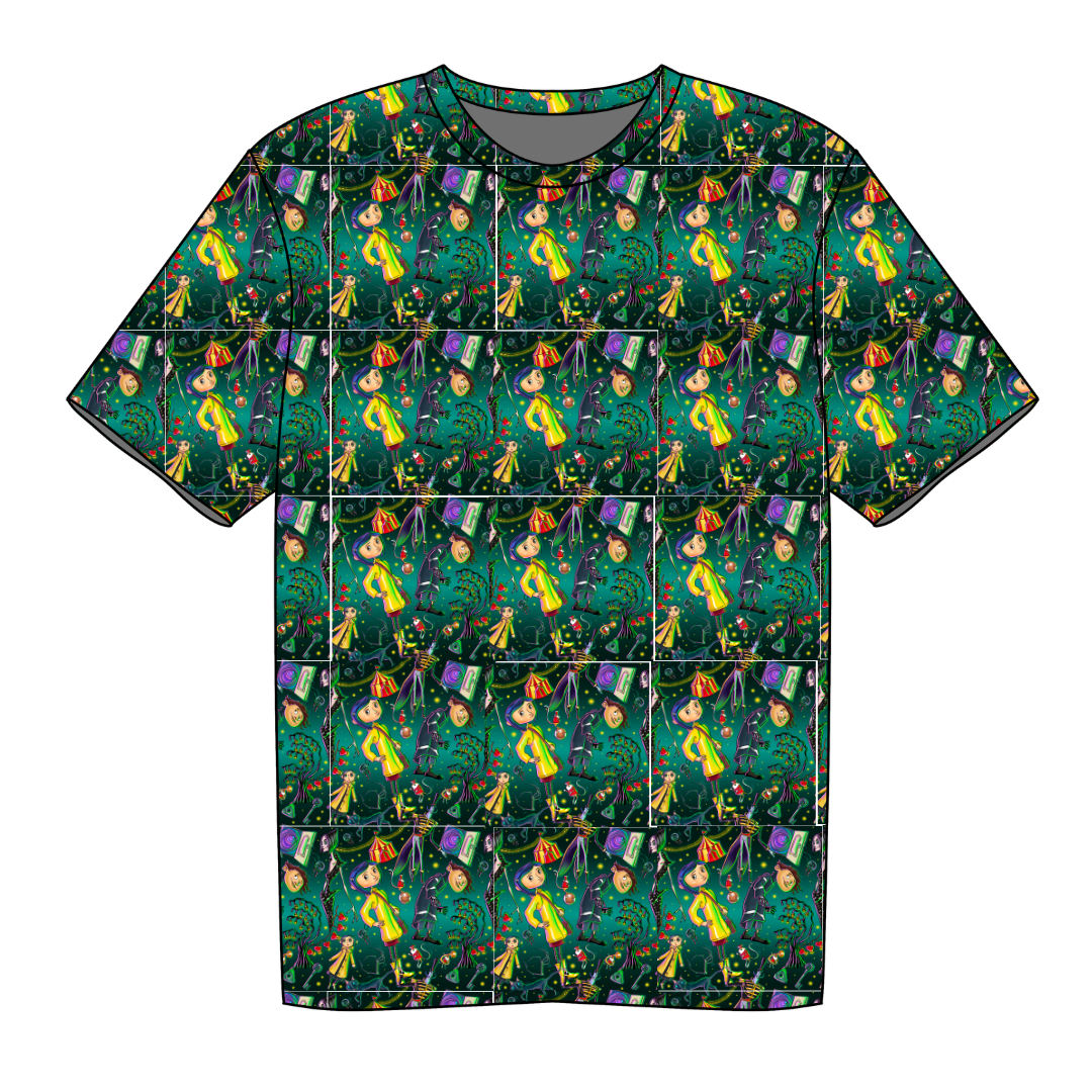 Button Eyes - Moss Short Sleeve Bamboo Shirt - PRE ORDER