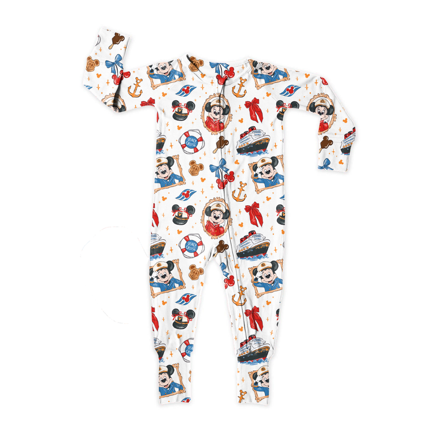 Crusin' Dreamland Long Sleeve Sleeper Bamboo - PRE ORDER