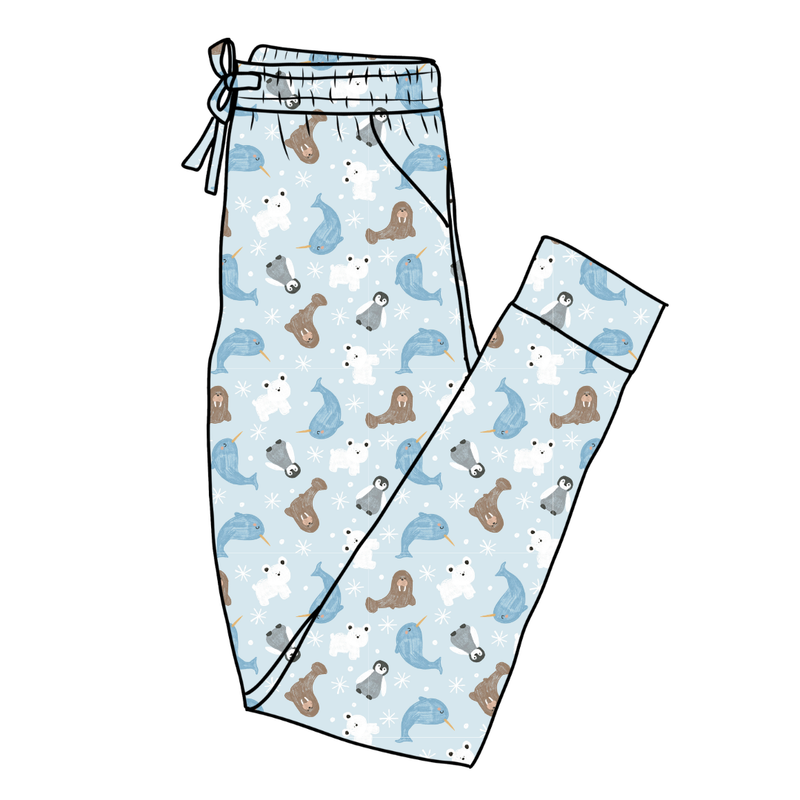 Snowy Sidekicks Daze Adult Joggers - Knit - Pre Order - Christmas Special