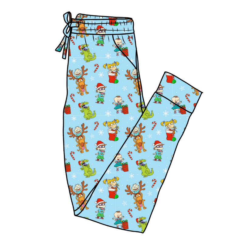 Holiday Parade Daze Adult Joggers - Bamboo - Pre Order - Christmas Special