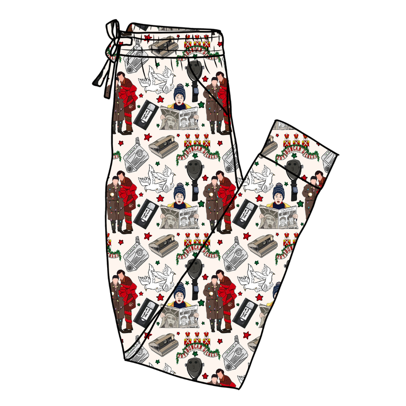 Alone at Home Daze Adult Joggers - Knit - Pre Order - Christmas Special