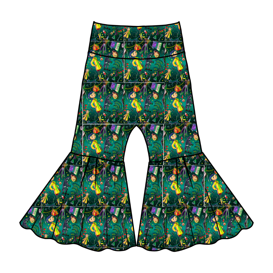 Button Eyes - Mirage Knit Flares - PRE ORDER