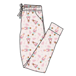 Sugarplum Daze Adult Joggers - Bamboo - Pre Order - Christmas Special