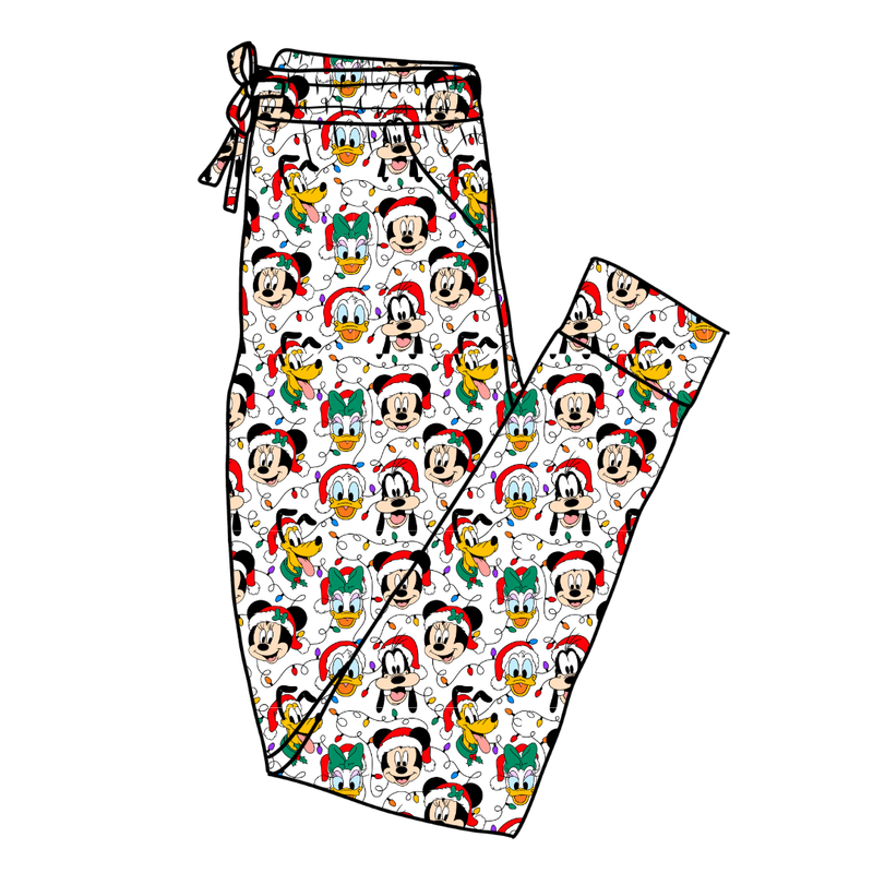 Jolly Holiday Crew Daze Adult Joggers - Bamboo - Pre Order - Christmas Special