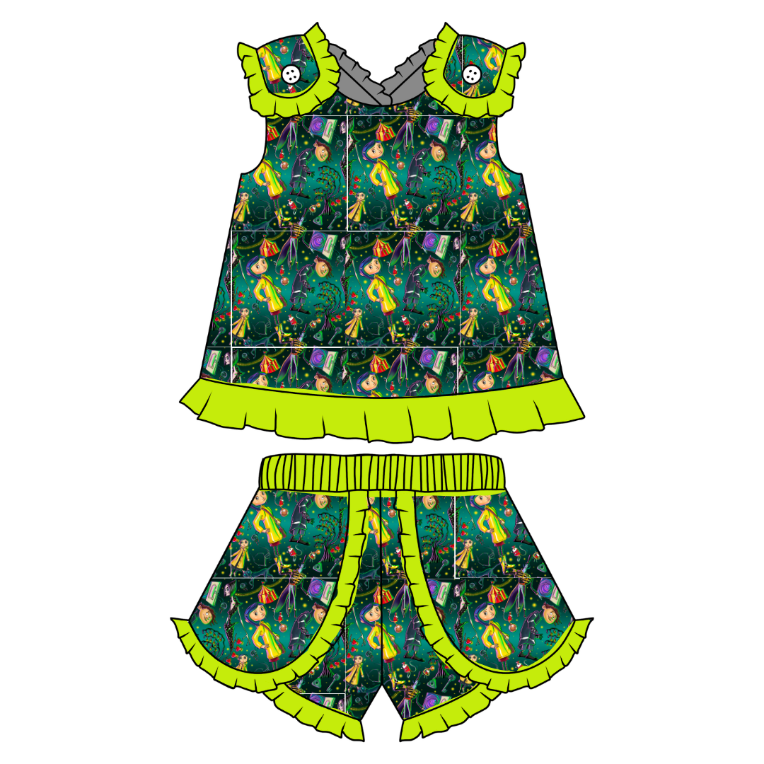 Button Eyes - Evie Tulip Short Set Knit - PRE ORDER
