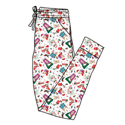 Holiday Harmony Daze Adult Joggers - Bamboo - Pre Order - Christmas Special