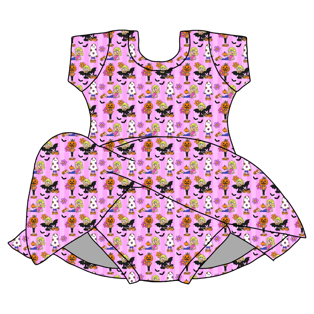 hey now hey now - Chic Short sleeve Skirted Leotard Knit - PRE ORDER