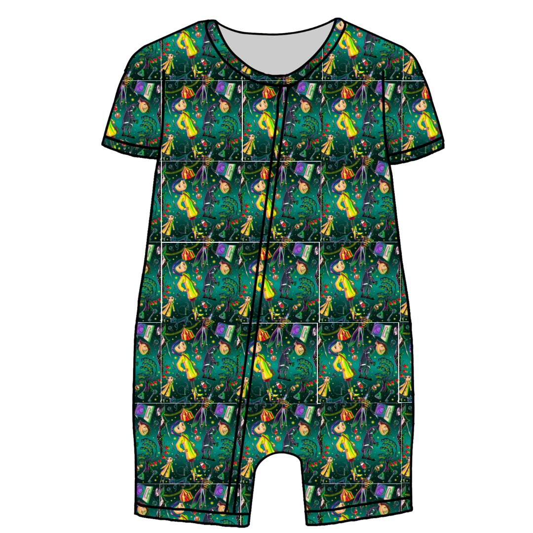 Button Eyes Bliss Short Sleeve Zippy Bamboo - PRE ORDER