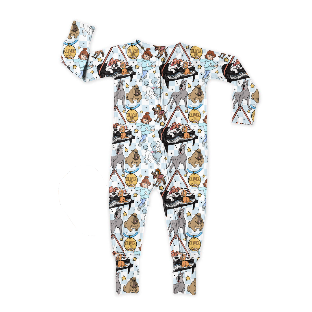 Big City Besties Dreamland Long Sleeve Sleeper Bamboo - PRE ORDER