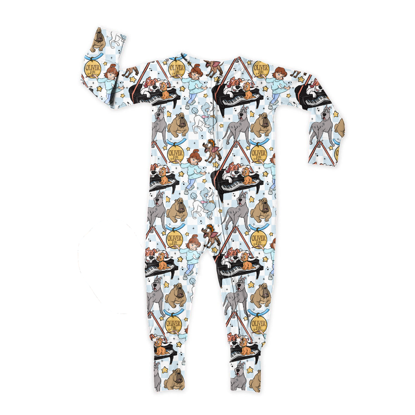 Big City Besties Dreamland Long Sleeve Sleeper Bamboo - PRE ORDER