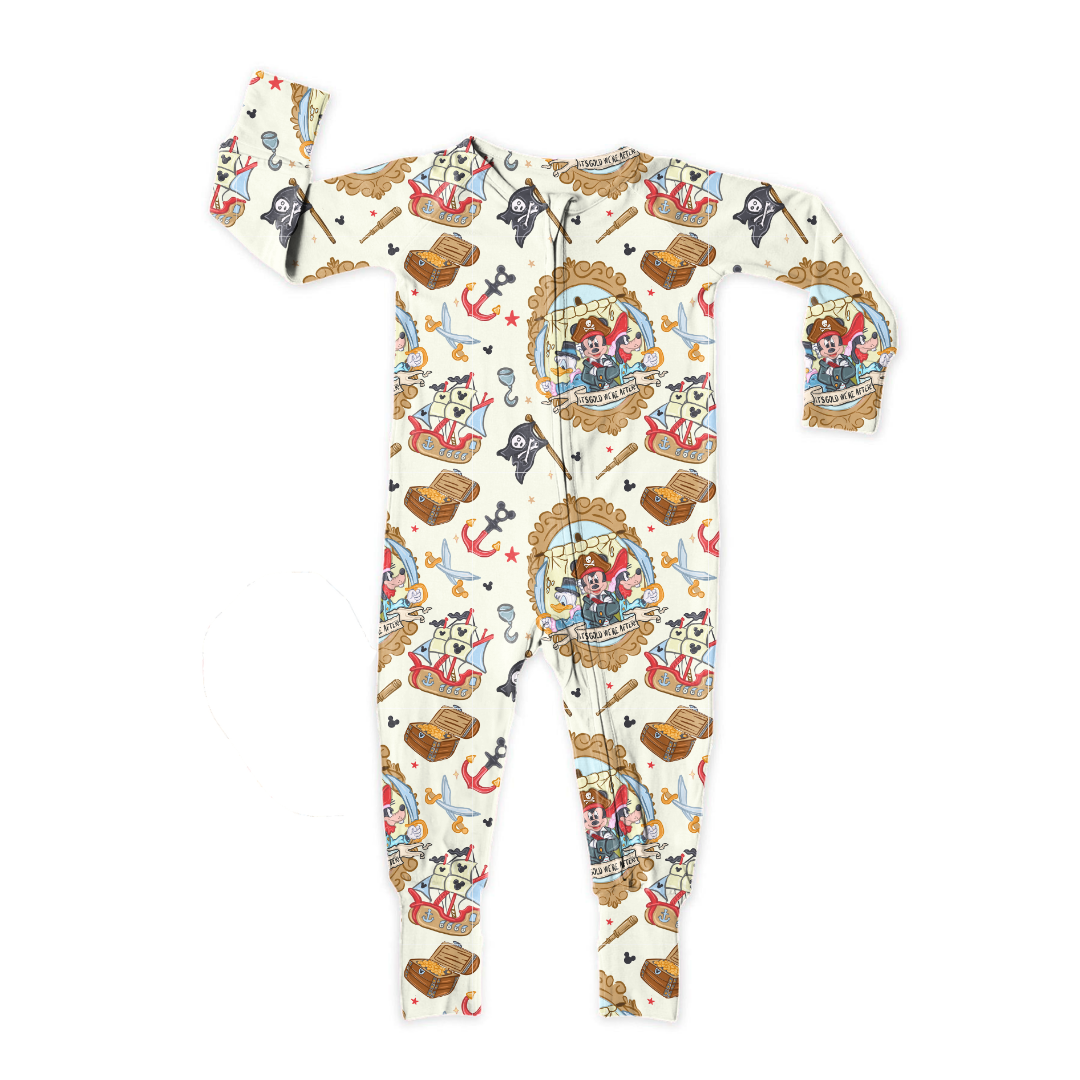 Ahoy, Matey! Dreamland Long Sleeve Sleeper Bamboo - PRE ORDER