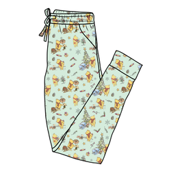 Woodland Christmas Wishes Daze Adult Joggers - Bamboo - Pre Order - Christmas Special