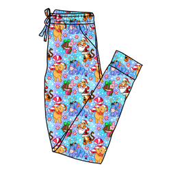 Holiday Hunny Daze Adult Joggers - Bamboo - Pre Order - Christmas Special