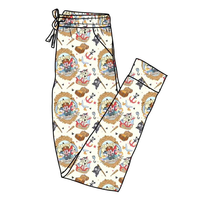 Ahoy, Matey! Daze Adult Bamboo Joggers - Pre Order