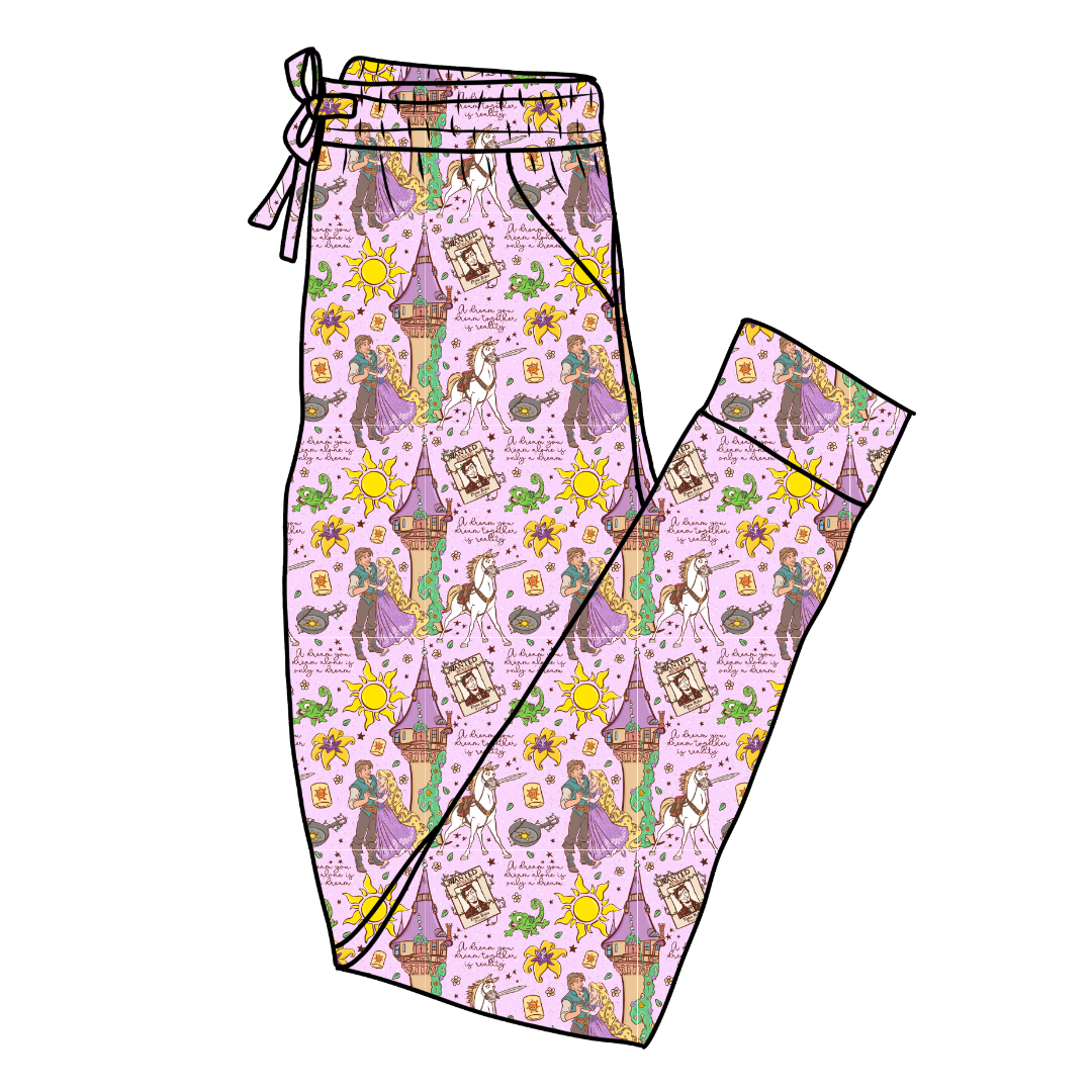 Floating Lights Daze Adult Bamboo Joggers - Pre Order