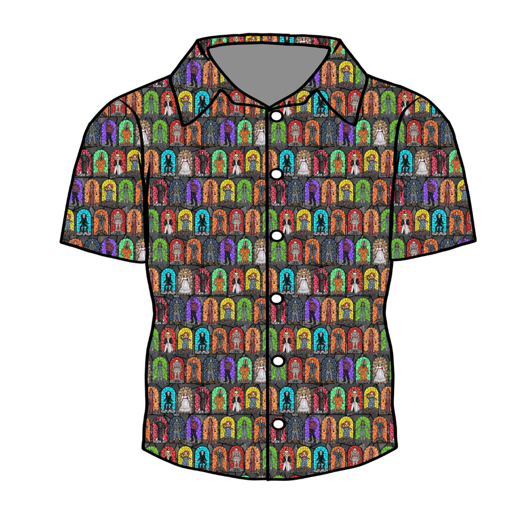 Broken Glass - Twilight Men's Button Down Bamboo - Pre Order