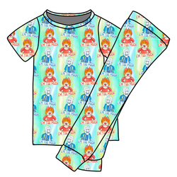 Too Much Christmas Cozy Short Sleeve Pajama Pants Set - Bamboo - Pre Order - Christmas Special