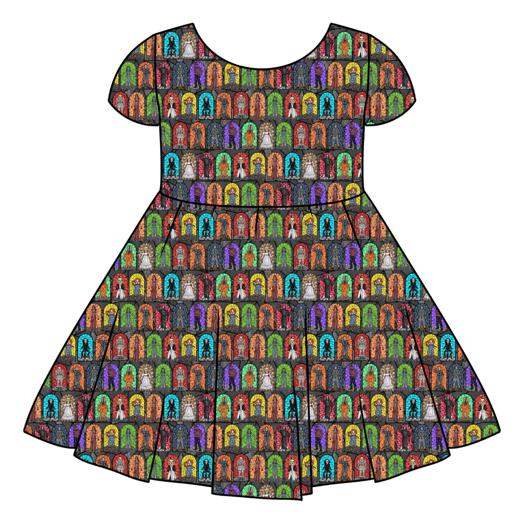 BROKEN GLASS - Honey Girl's Twirl Dress Bamboo - PRE ORDER