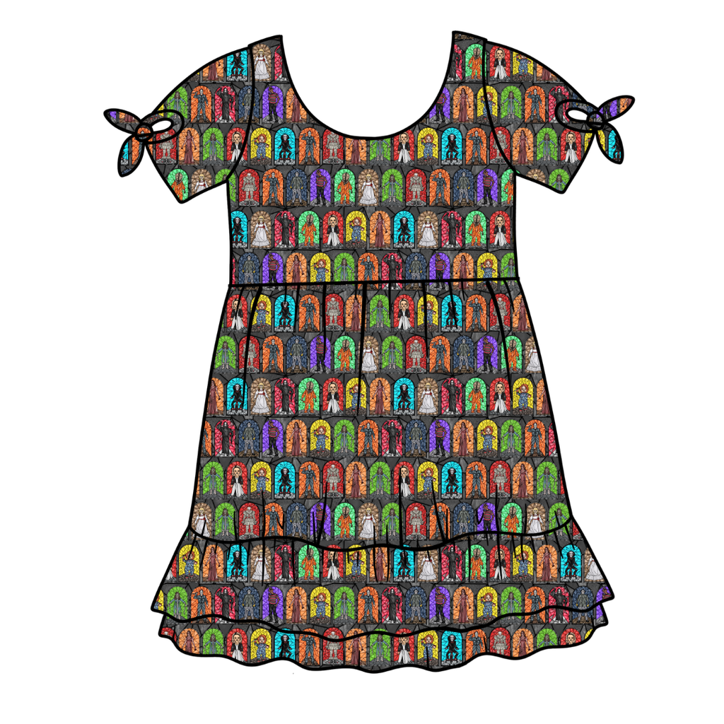 Broken Glass - Serenity Short Sleeve Lounge Dress - PRE ORDER