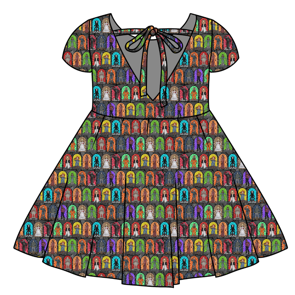BROKEN GLASS - Honey Girl's Twirl Dress Bamboo - PRE ORDER