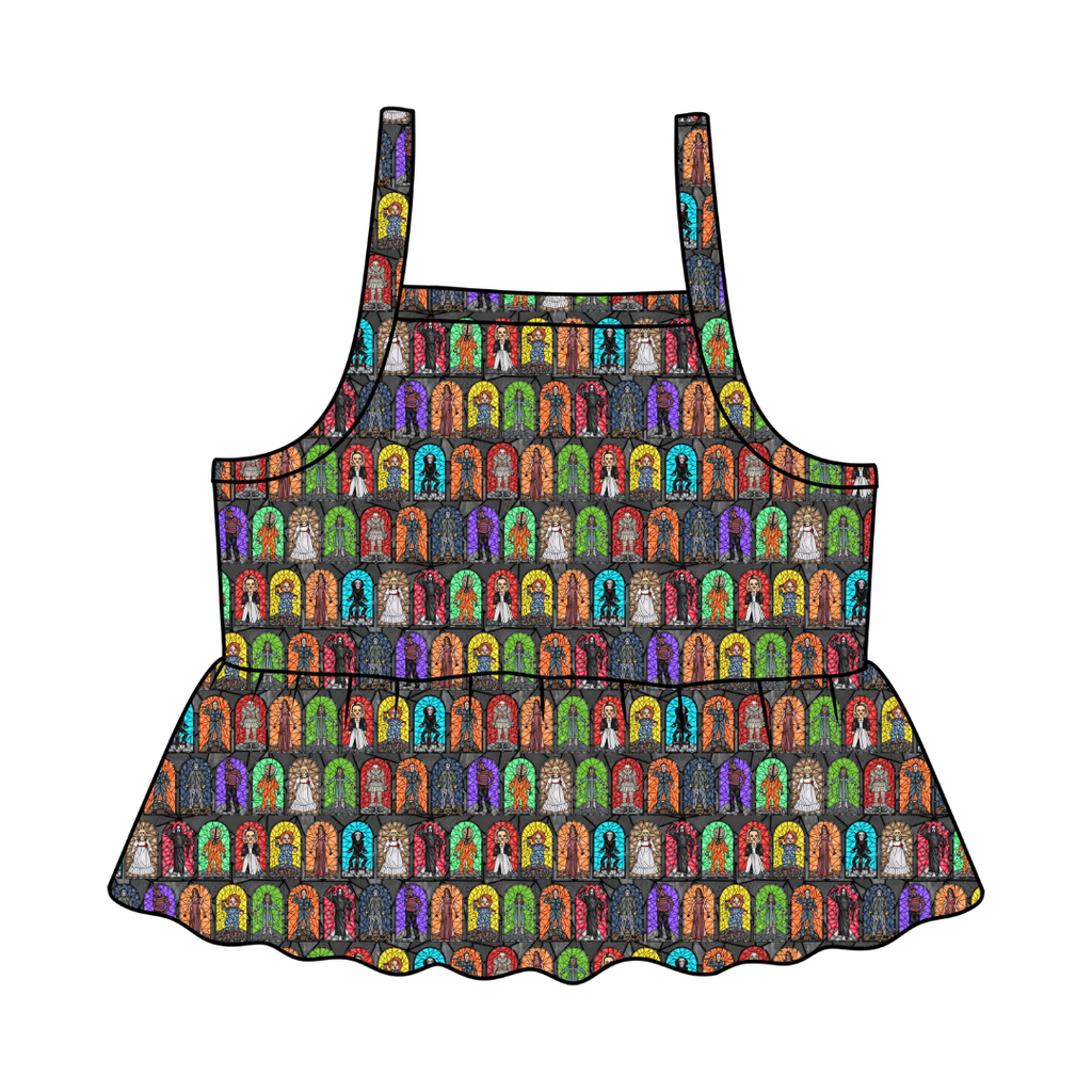 Broken Glass - Tootsie Peplum Tank Knit - PRE ORDER