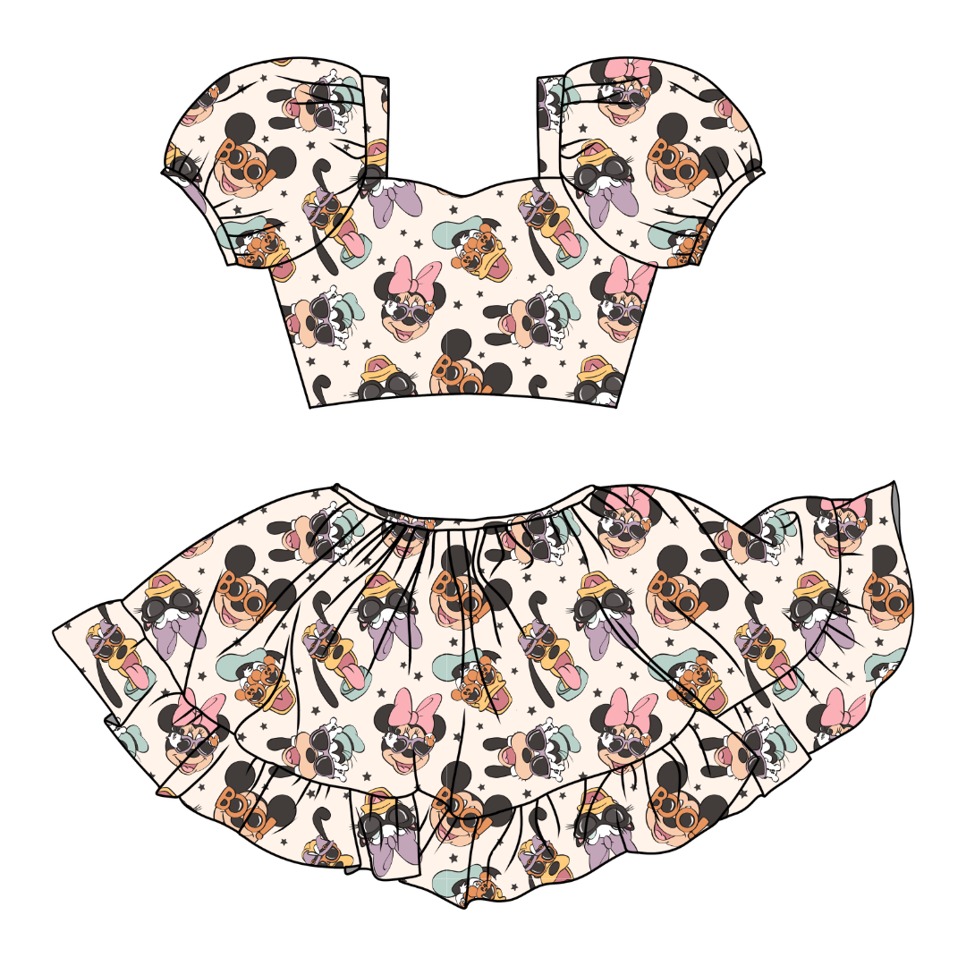 Spooky Cute Crew - Starlet Skirt Set Knit - PRE ORDER