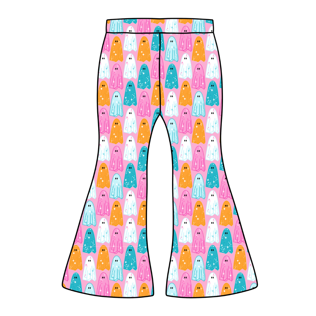 Lets Go Ghouls Mod Adult Flare Bamboo Pants - Pre Order