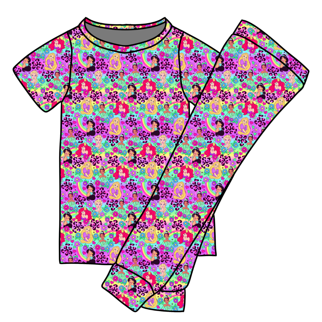 Dream Girl Era Cozy Bamboo Short Sleeve Pants Set - PRE ORDER