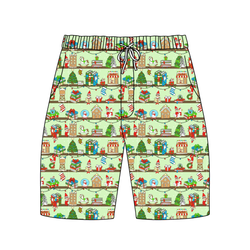 Holiday Hide & Seek Chill Adult Extended Length Short - Bamboo - Pre Order - Christmas Special