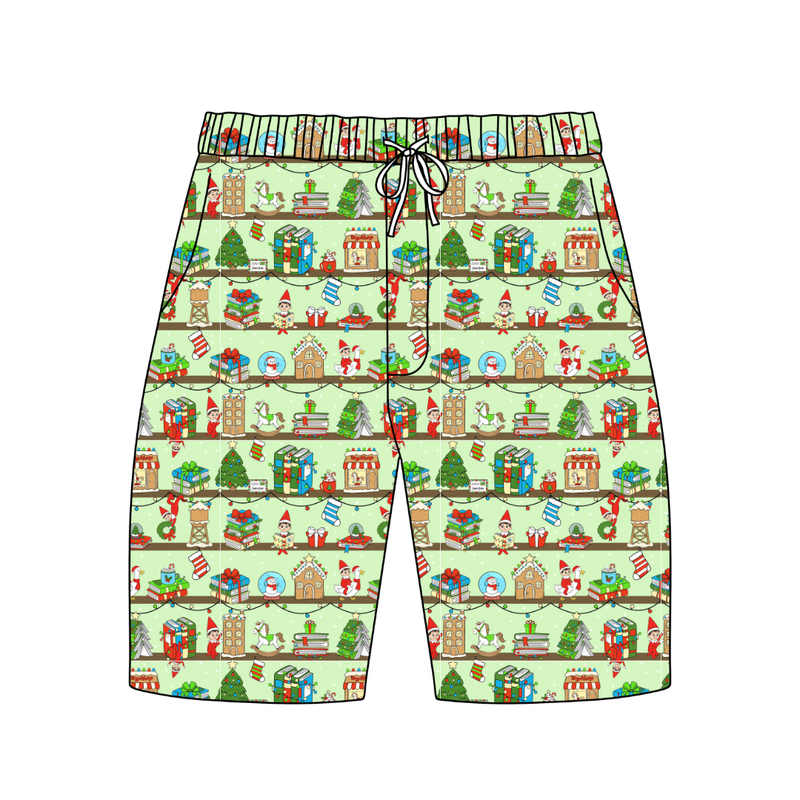 Holiday Hide & Seek Chill Adult Extended Length Short - Bamboo - Pre Order - Christmas Special