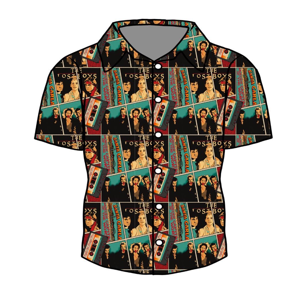 Moonlit Tricksters - Twilight Men's Button Down Bamboo - Pre Order