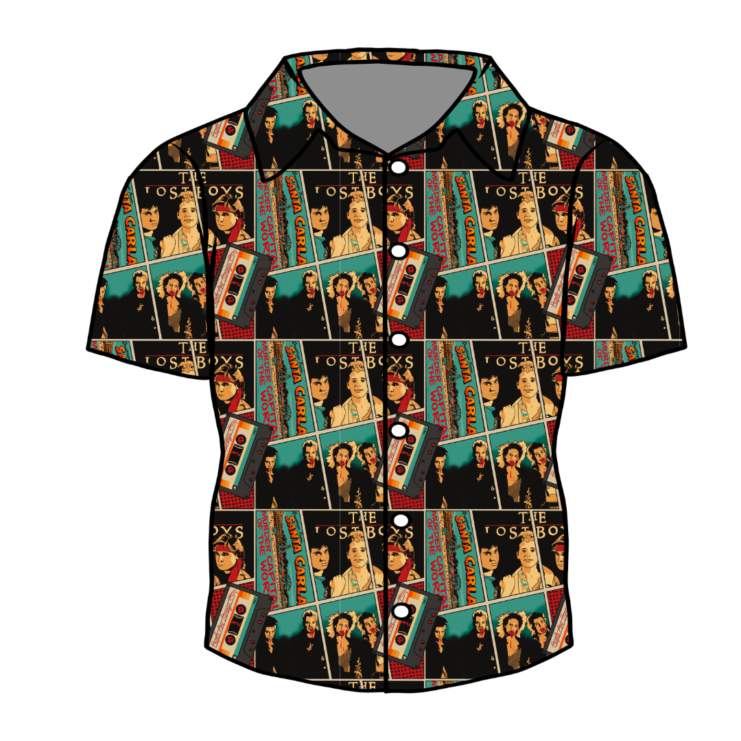 Moonlit Tricksters - Twilight Men's Button Down Bamboo - Pre Order