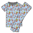 Curious Adventures Cozy Bamboo Short Sleeve Pants Set - PRE ORDER