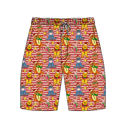 Hunny Acre Cookies Chill Adult Extended Length Short - Bamboo - Pre Order - Christmas Special