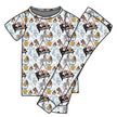 Big City Besties Cozy Bamboo Short Sleeve Pants Set - PRE ORDER