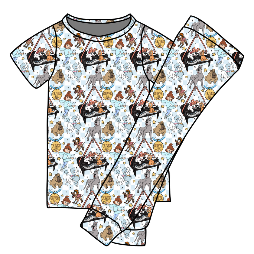 Big City Besties Cozy Bamboo Short Sleeve Pants Set - PRE ORDER