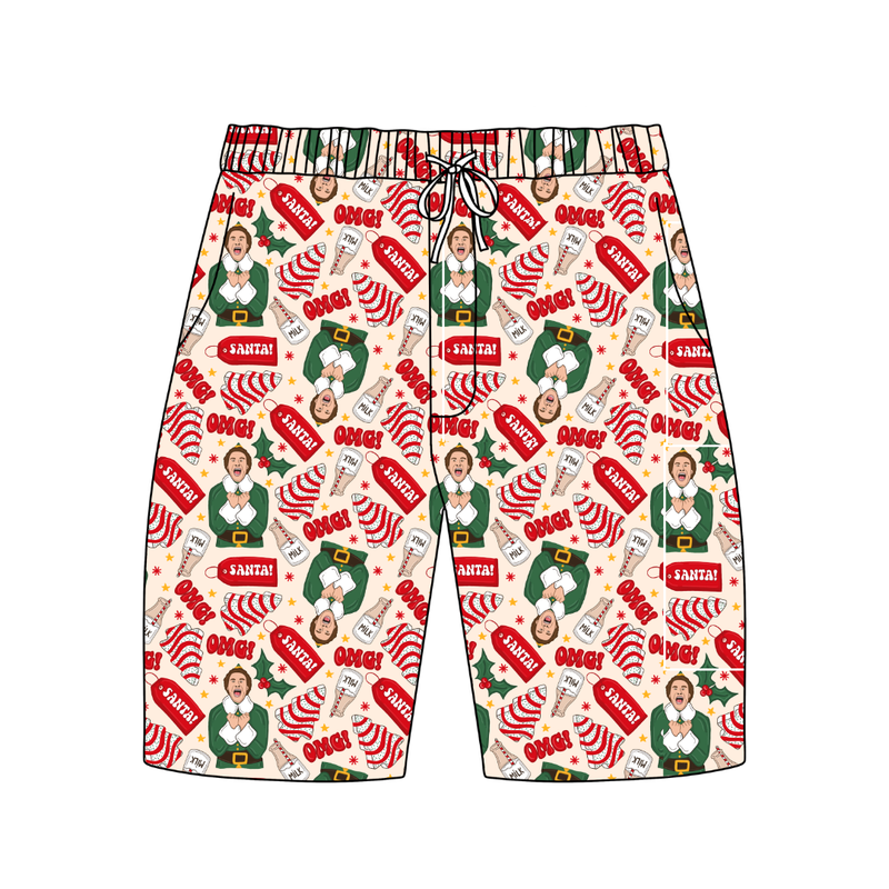 World's Best Elf Chill Adult Extended Length Short - Bamboo - Pre Order - Christmas Special