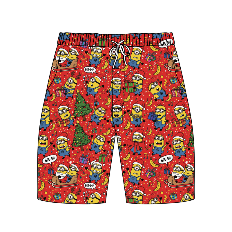 Holiday Shenanigans Chill Adult Extended Length Short - Bamboo - Pre Order - Christmas Special