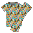 Painted Skys Cozy Bamboo Short Sleeve Pants Set - PRE ORDER