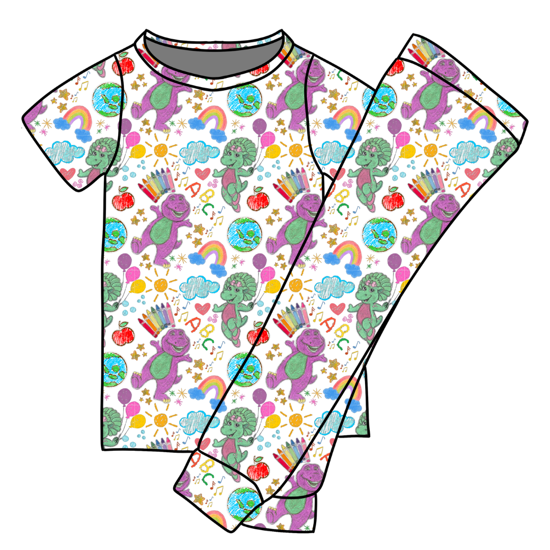 Learning is Magic Cozy Bamboo Short Sleeve Pants Set - PRE ORDER