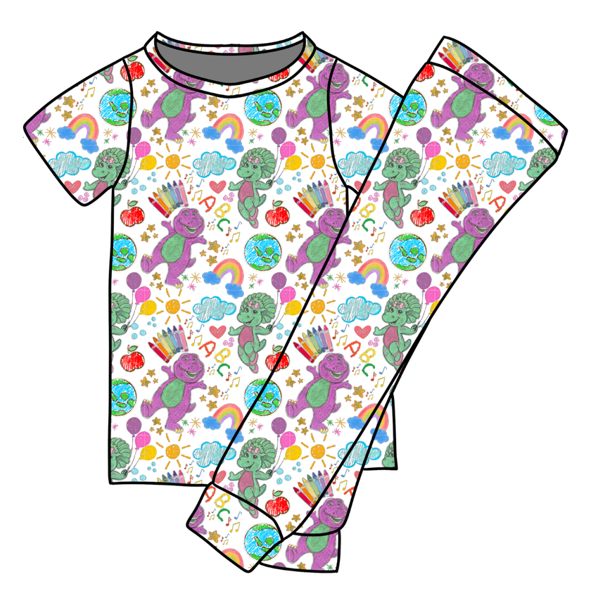 Learning is Magic Cozy Bamboo Short Sleeve Pants Set - PRE ORDER